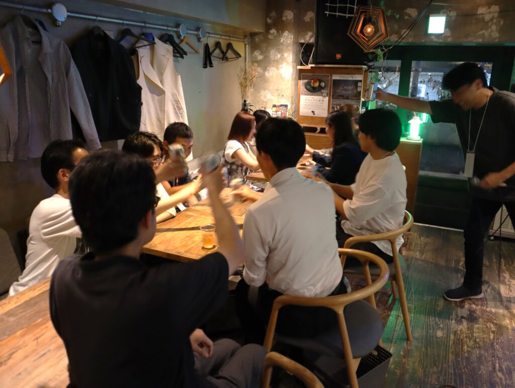 乾杯の様子